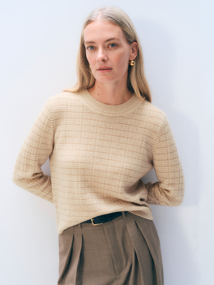 Cashmere Striped Longsleeve Thermal