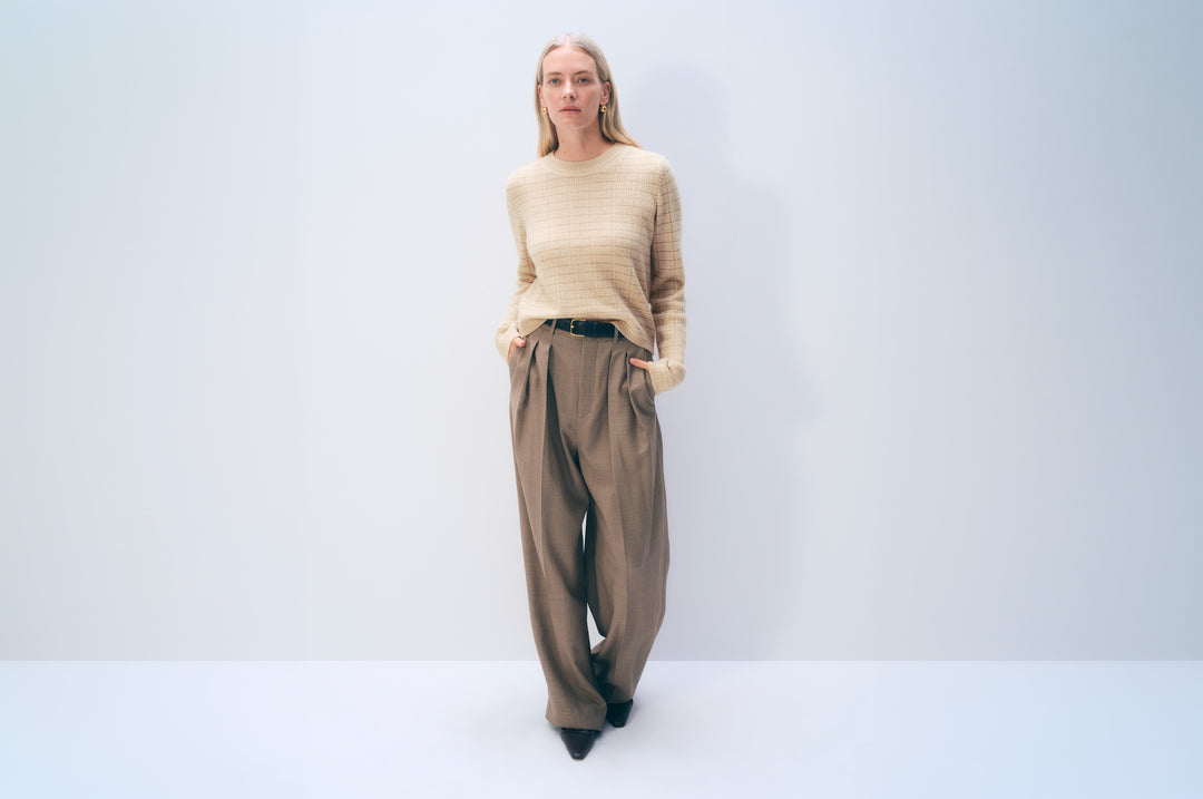 Cashmere Striped Longsleeve Thermal