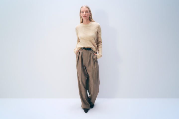 Cashmere Striped Longsleeve Thermal