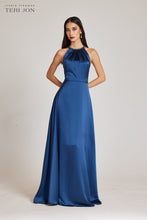Load image into Gallery viewer, Crepe Back Satin Jewel Dress
