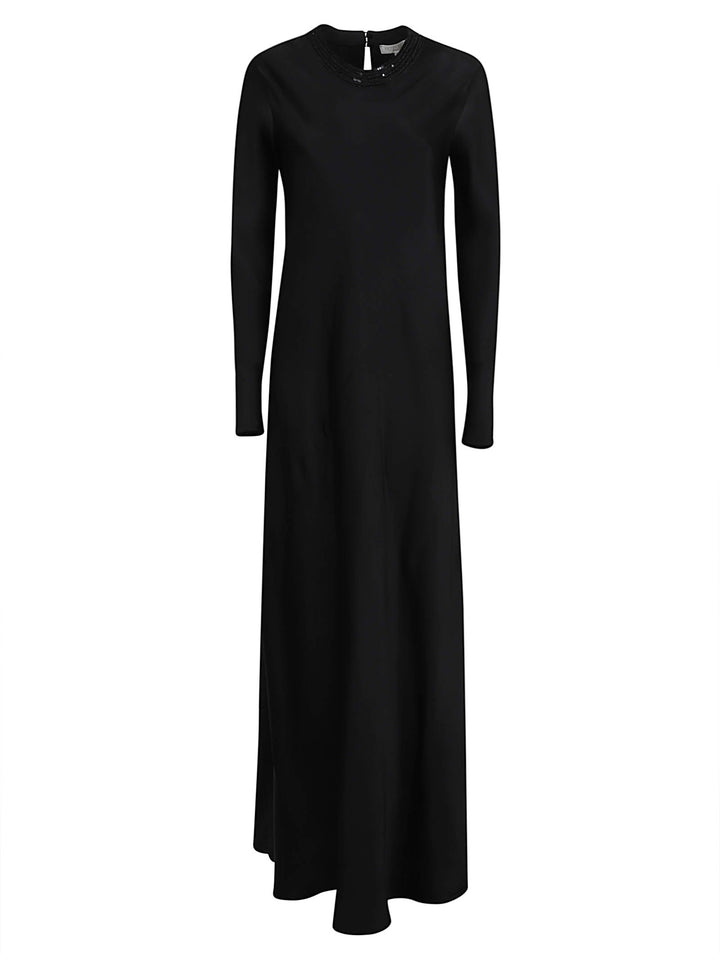 Marsala Long Sleeve Dress - Black