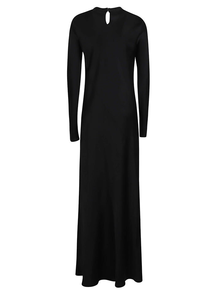 Marsala Long Sleeve Dress - Black