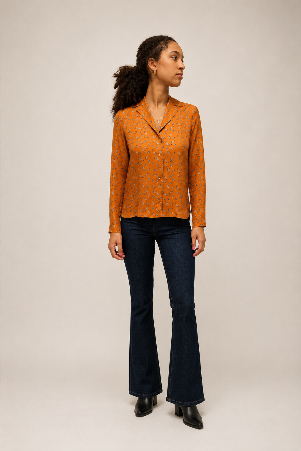 Mstudente Paisley Printed Shirt - Terra