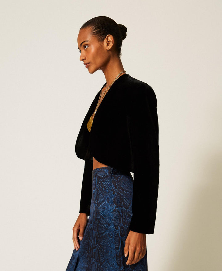 Black Velvet Bolero