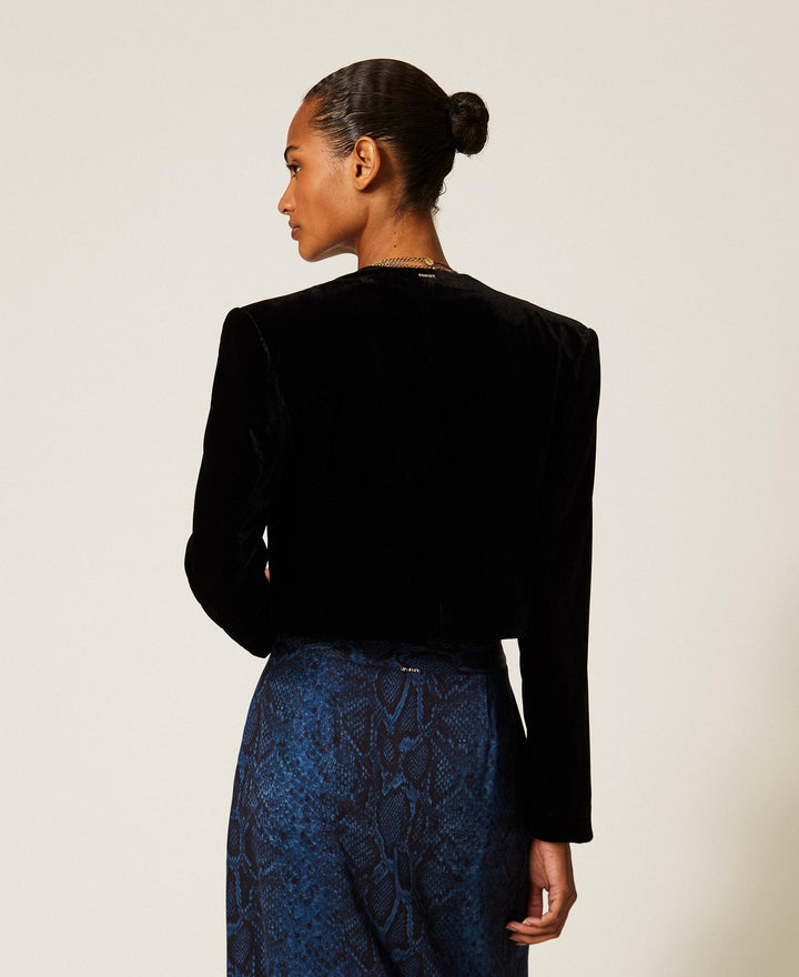 Black Velvet Bolero