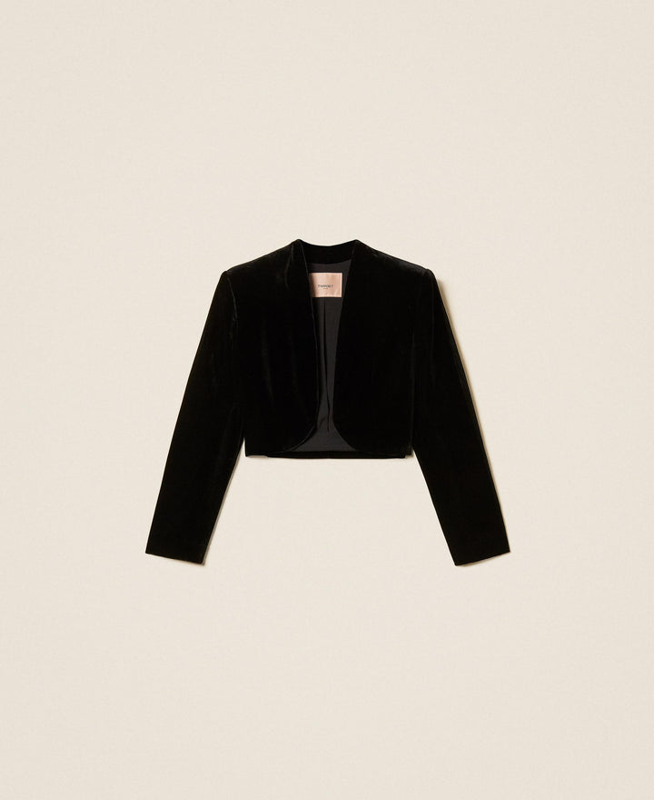 Black Velvet Bolero