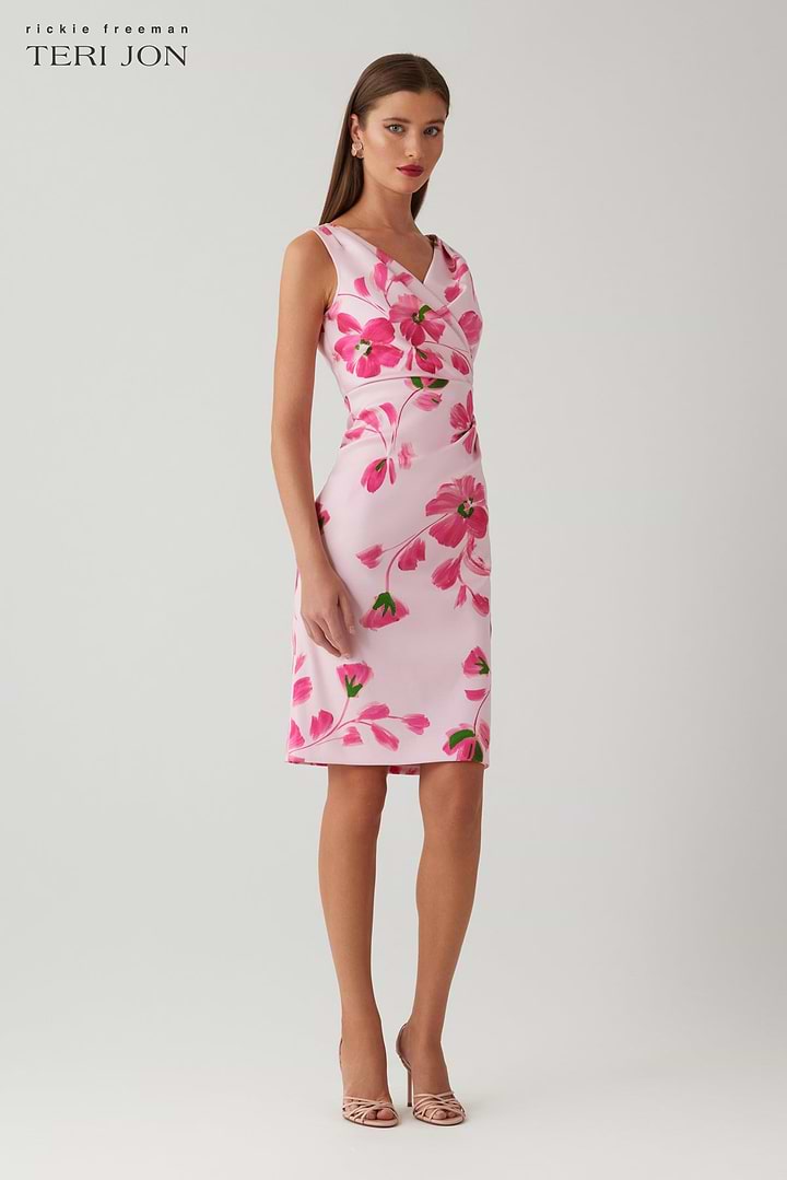 Mikado Print Dress