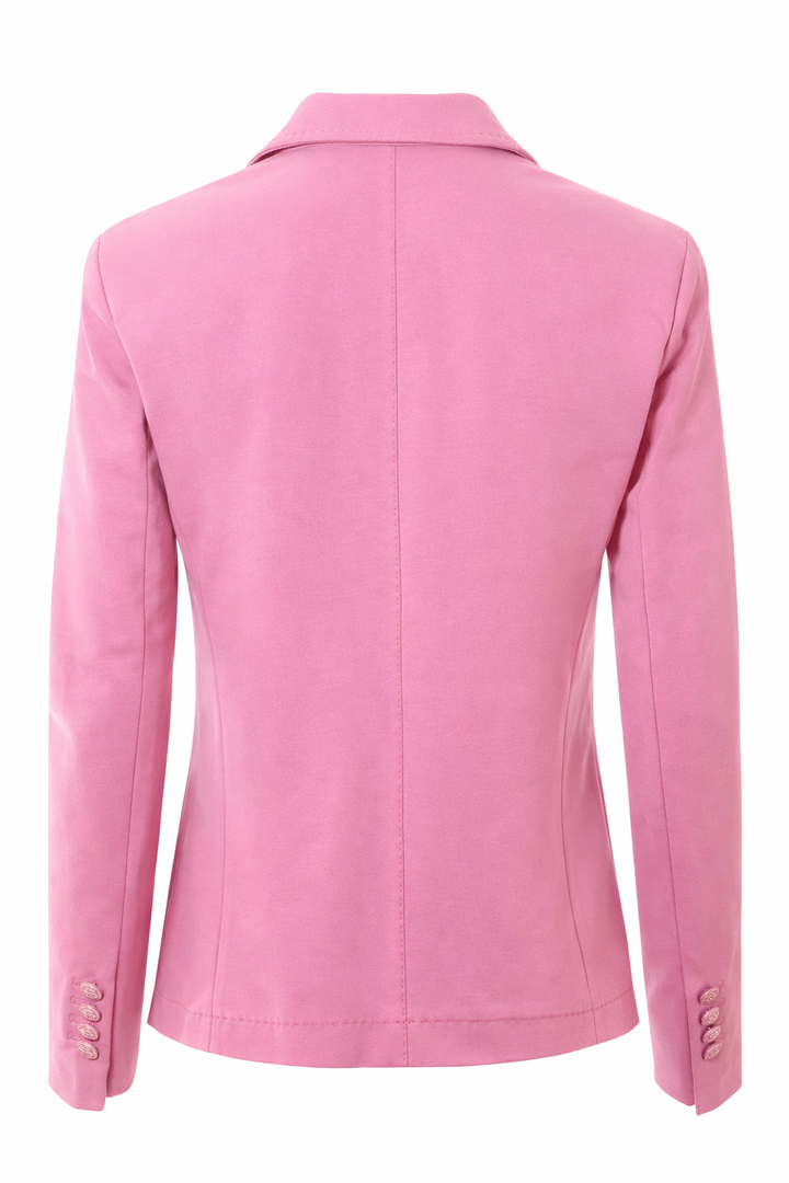 Cotton Slim Fit Jacket - Pink