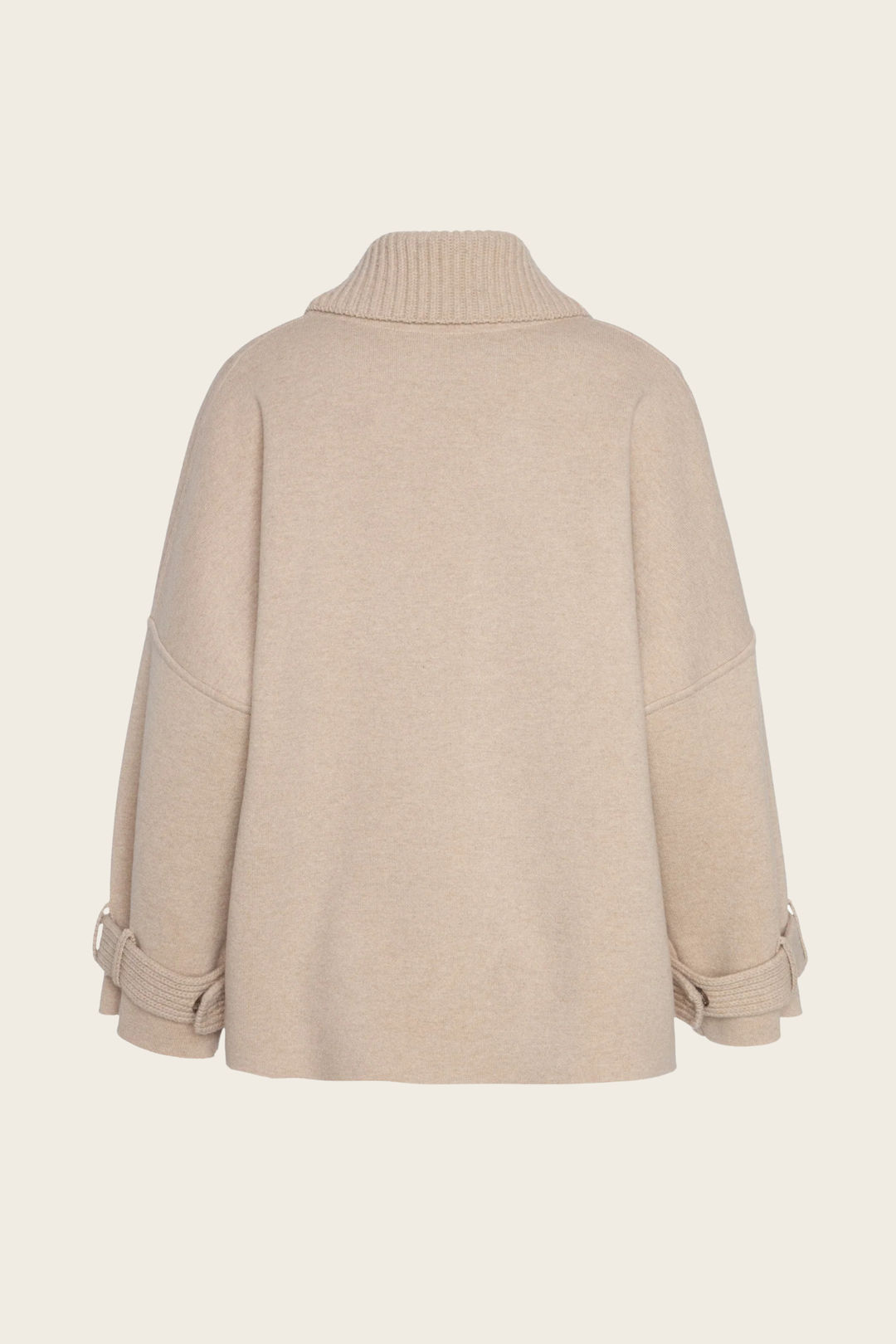 Jacket With Knit Collar