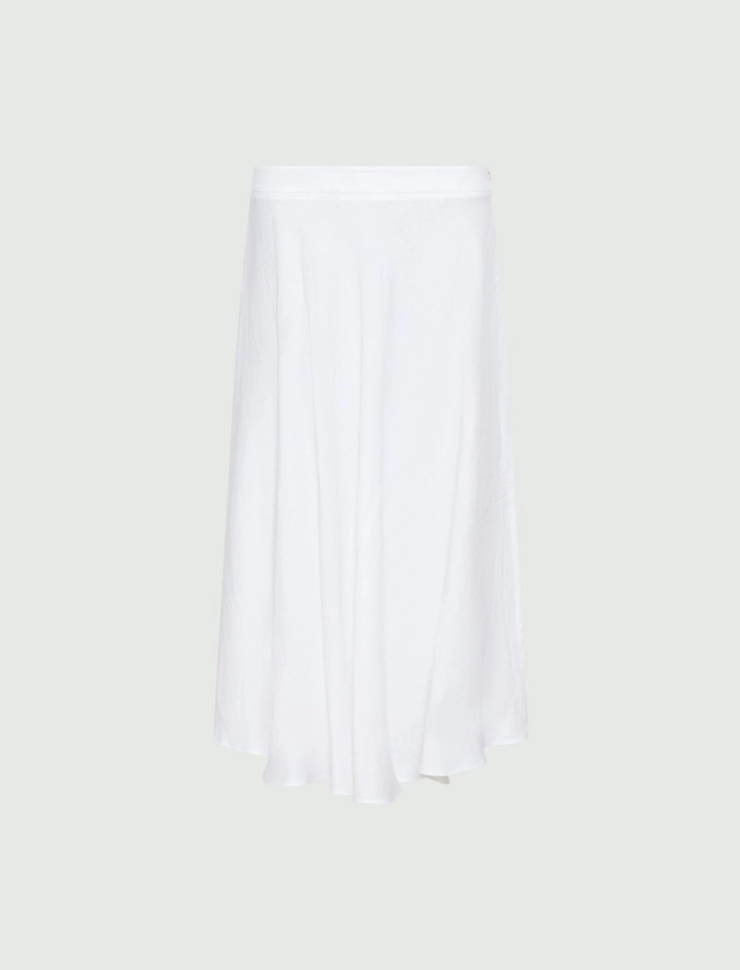 Linen Basketweave Mllgiostra Skirt - Optical White