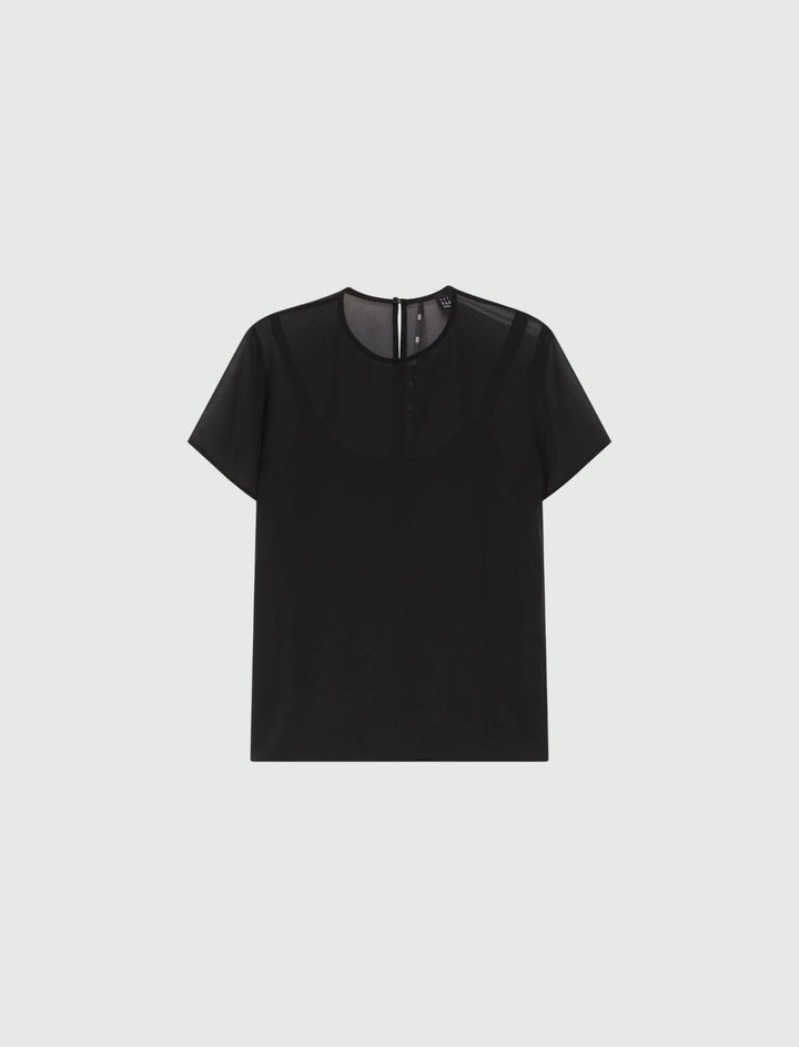 Nid Short Sleeve Georgette Shirt