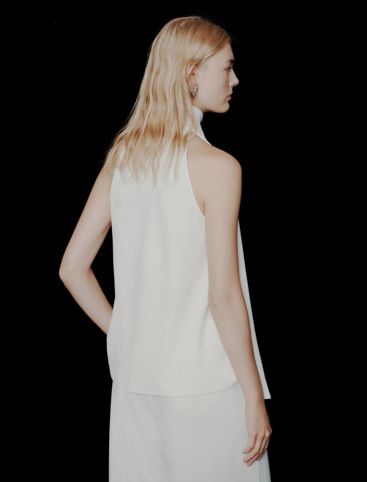 Envers Satin Halterneck Top