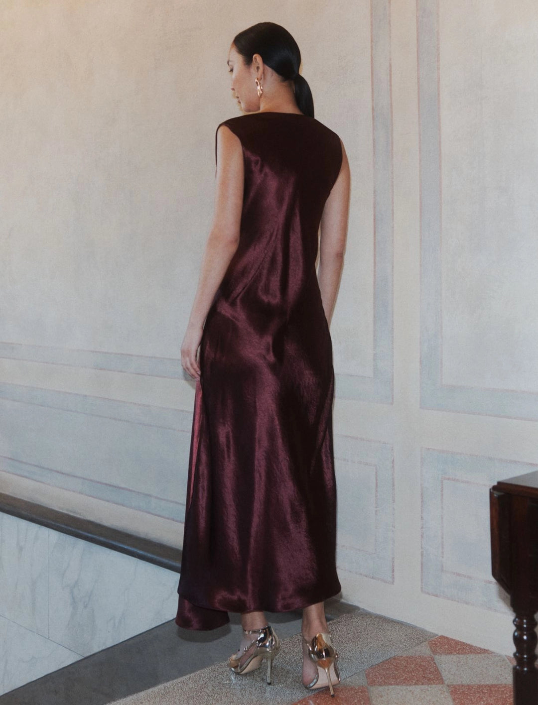 Lightweight Satin Dress