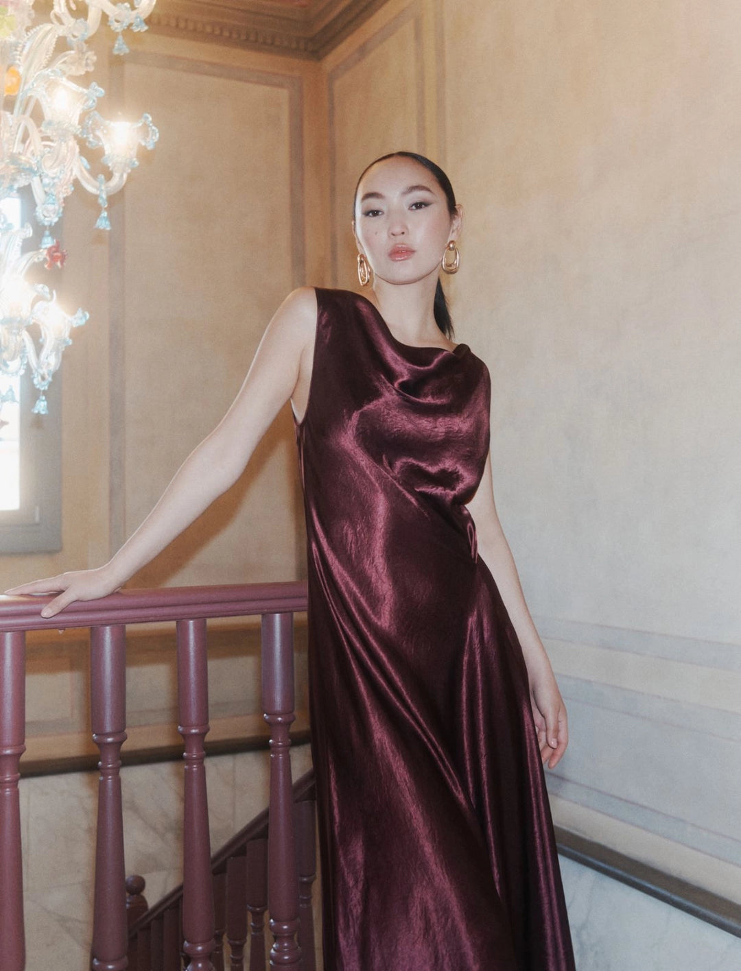 Lightweight Satin Dress