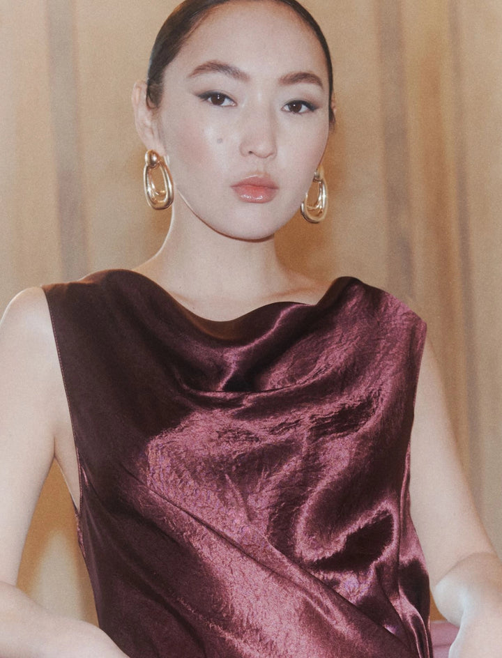 Lightweight Satin Dress