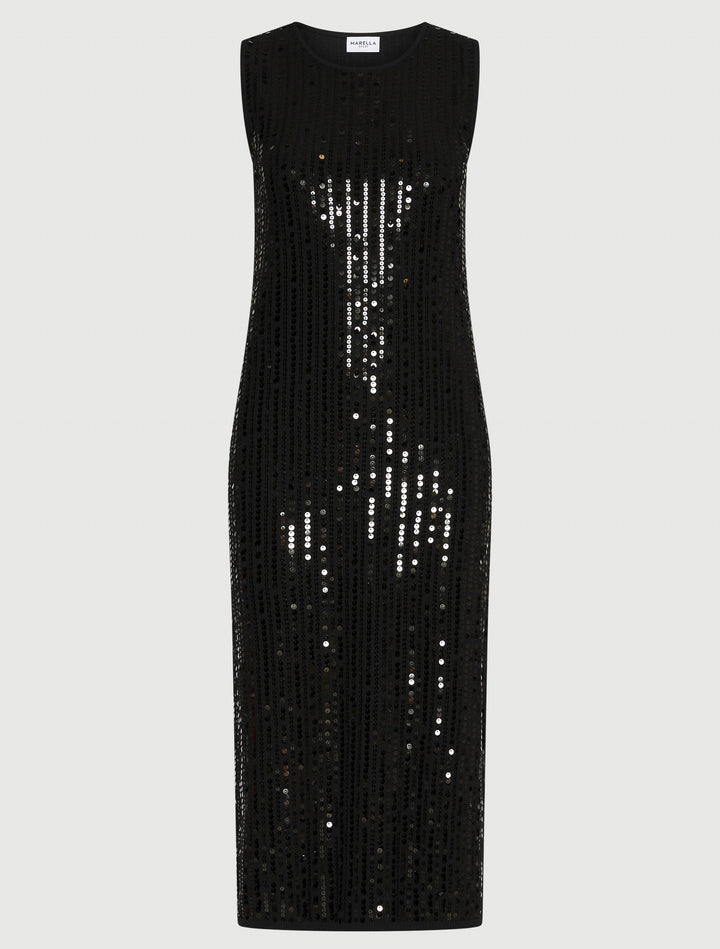 Adetto Knit Sequin Dress