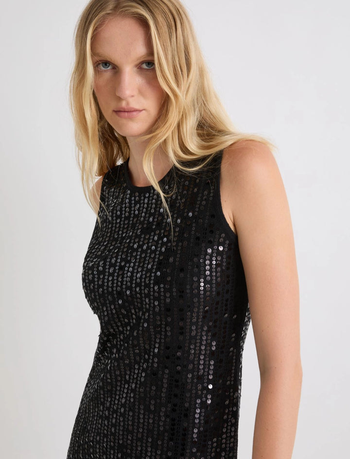 Adetto Knit Sequin Dress