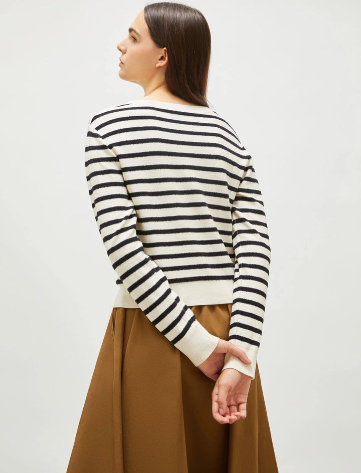 Striped Sweater - Cream