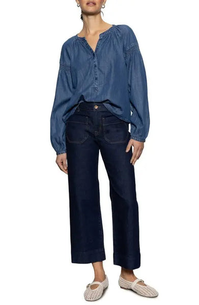 超ポイントアップ祭 Sunday's Best Popover Top - Seven Seas – LIANA NYC トップス