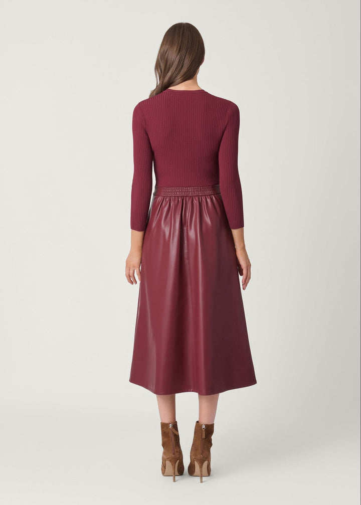 Paige Dress - Burgundy