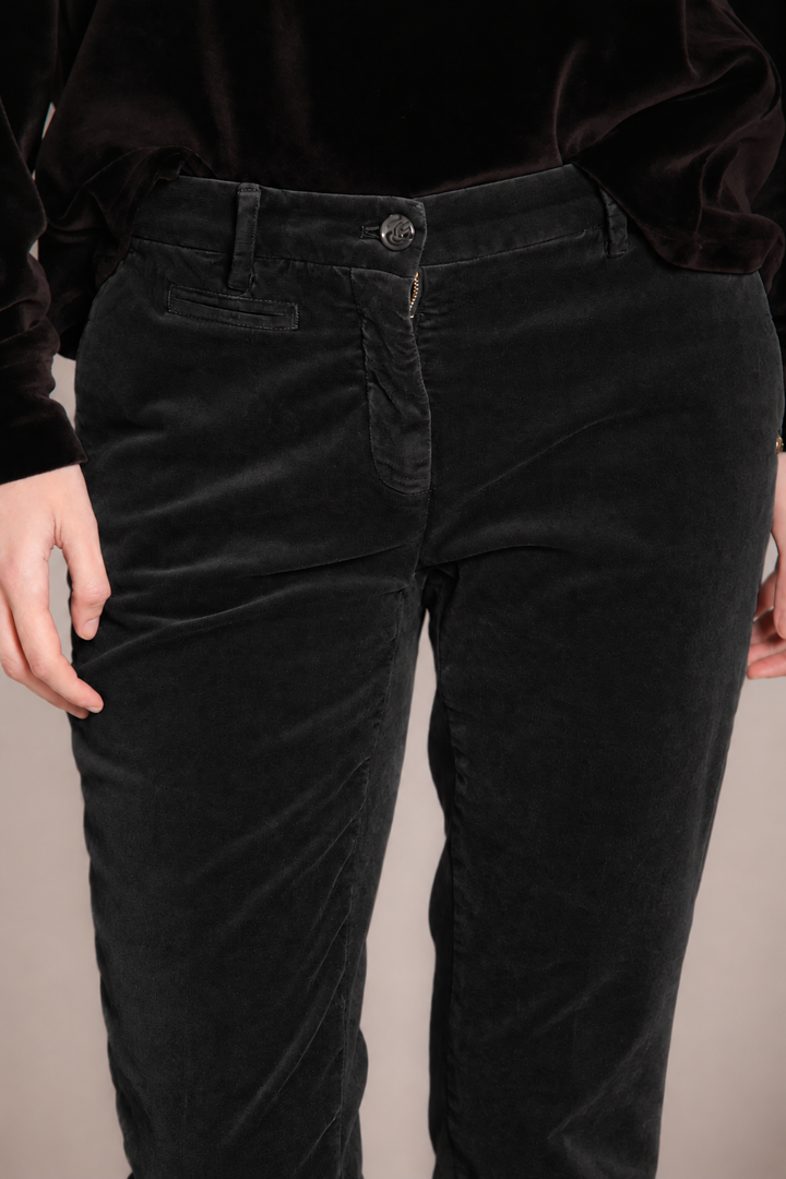 New York Slim Velvet Pant