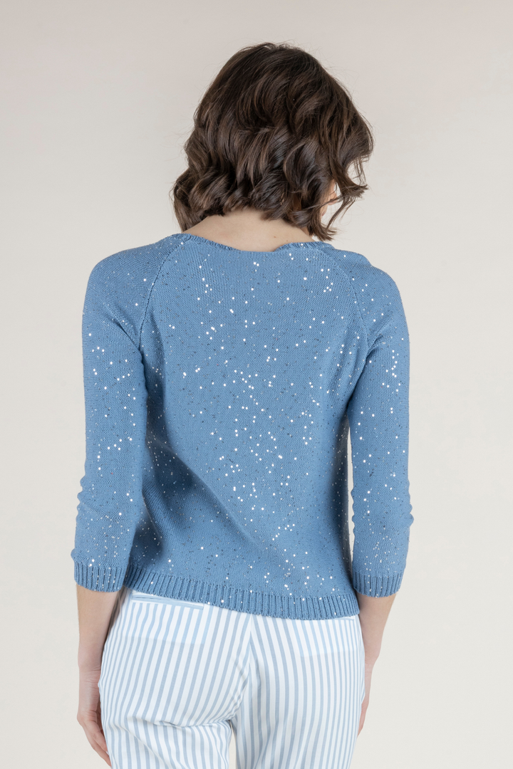 Valore Sequin Pullover Sweater