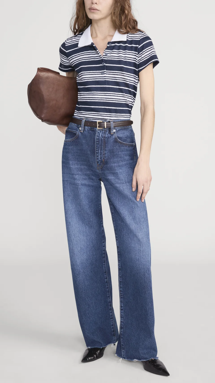 The Striped Easy Polo