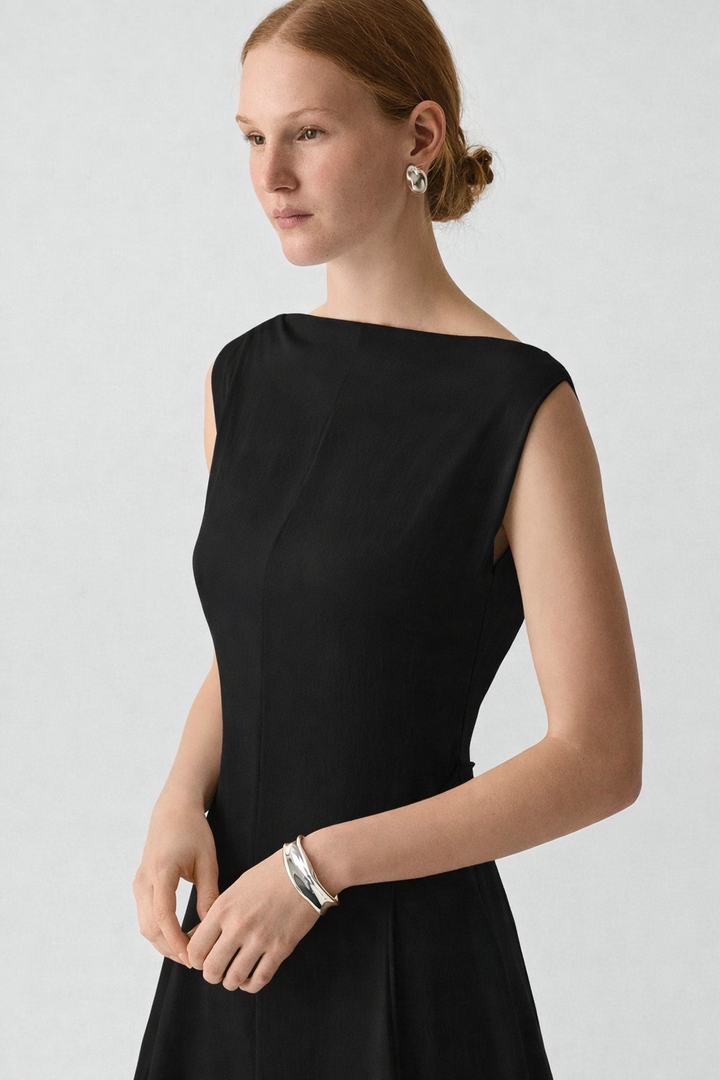 Drape Parachute Dress