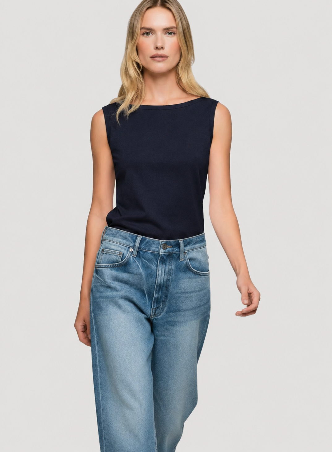 Soft Touch Semi Relaxed Boatneck Tank