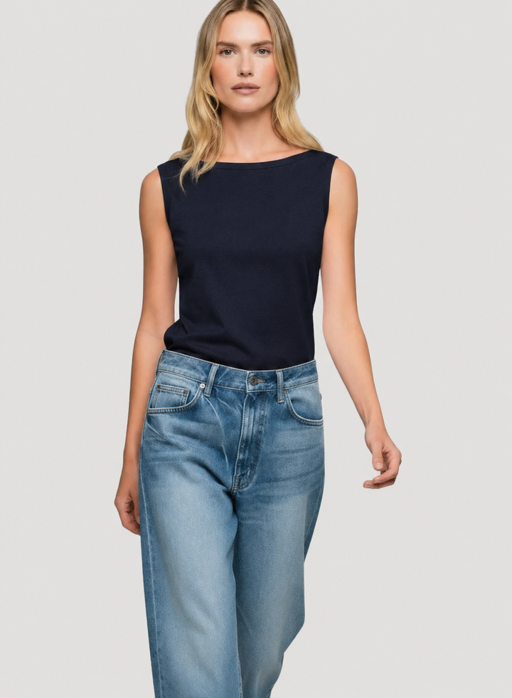 Soft Touch Semi Relaxed Boatneck Tank