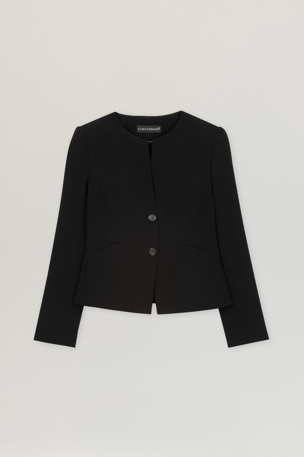 Jacket in Techno Sablé - Black