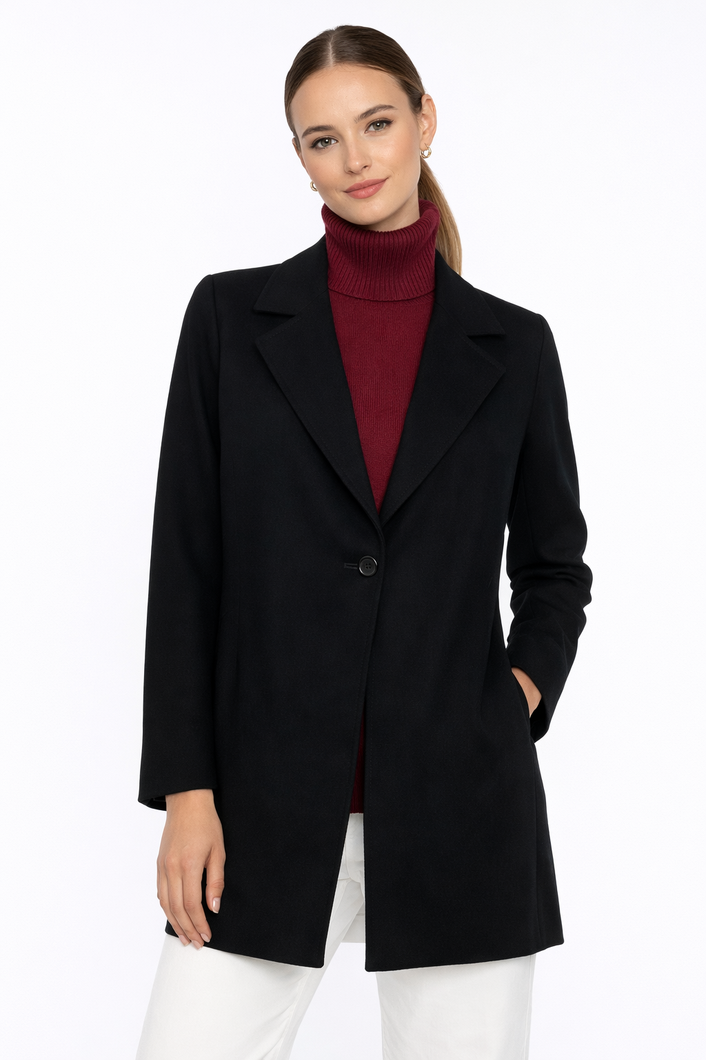 Two Button Jacket - Black