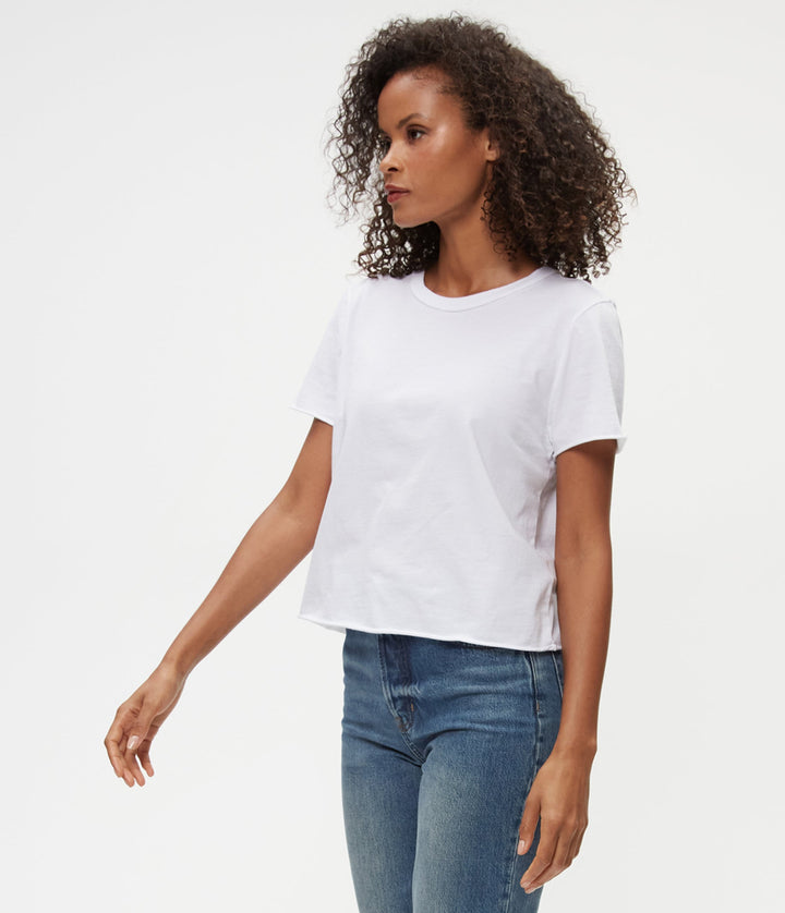 Jackie Crewneck Tee - White