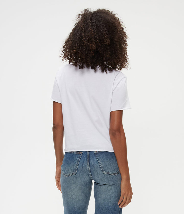Jackie Crewneck Tee - White