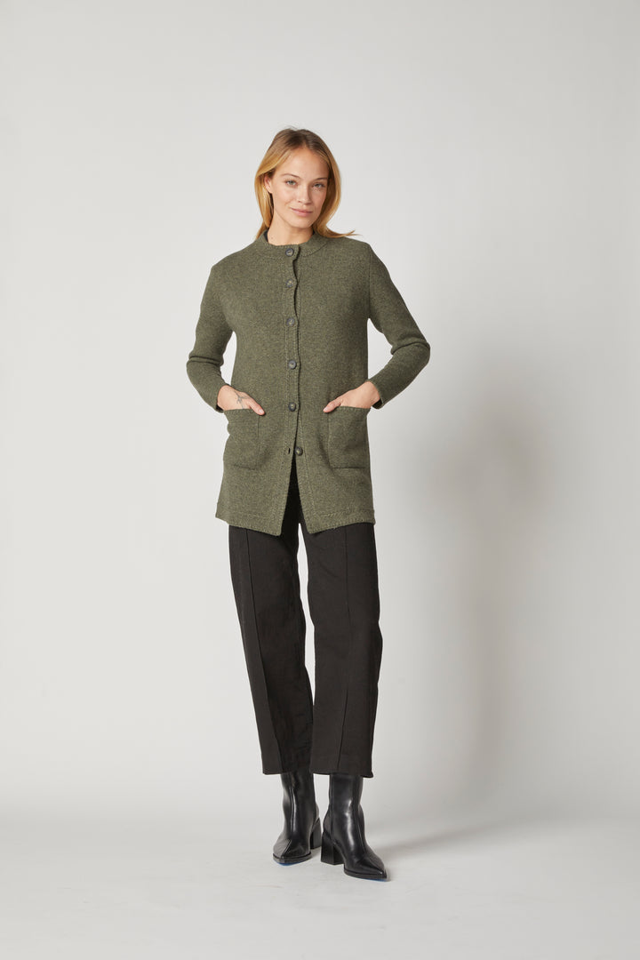 Blanket Stitch Jacket - Army