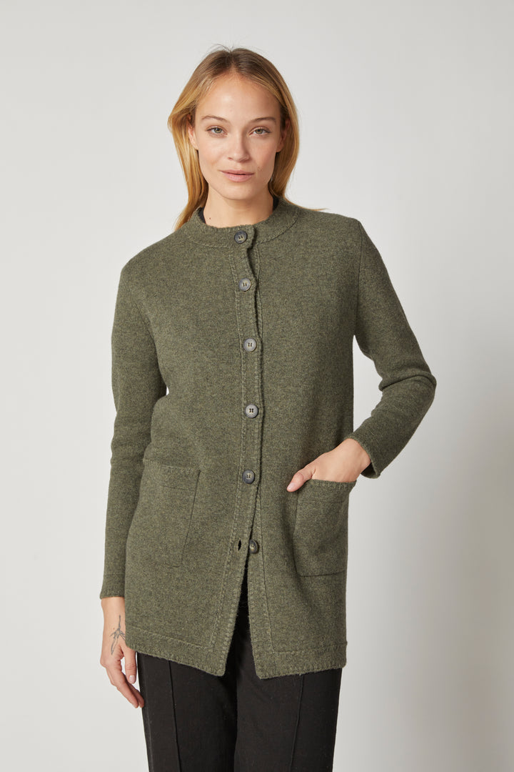 Blanket Stitch Jacket - Army