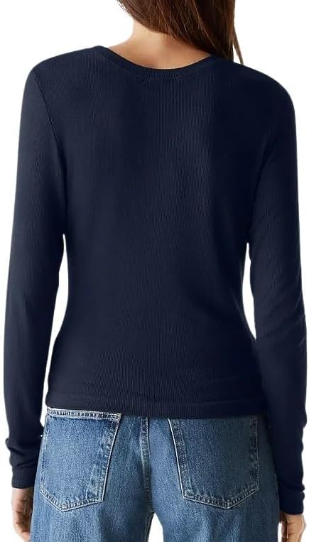 Finn Cropped Long Sleeve Crew Neck