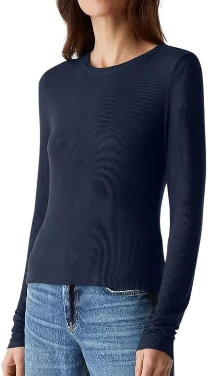 Finn Cropped Long Sleeve Crew Neck