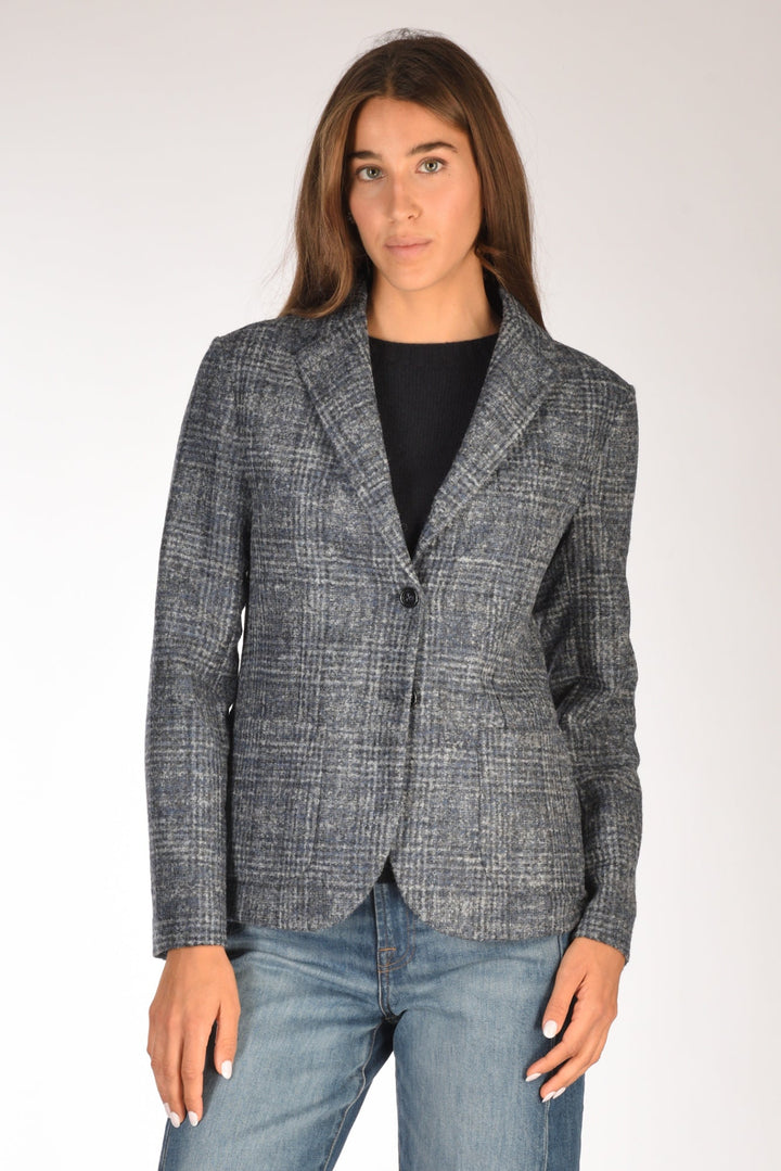 Two Button Plaid Jacket