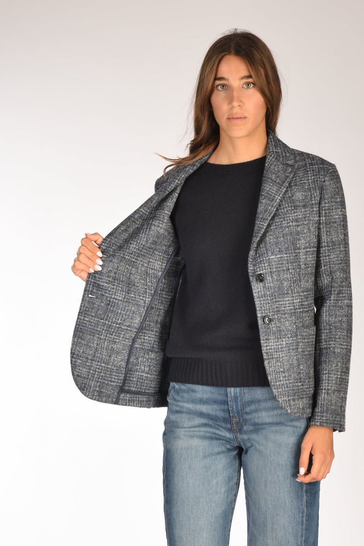 Two Button Plaid Jacket