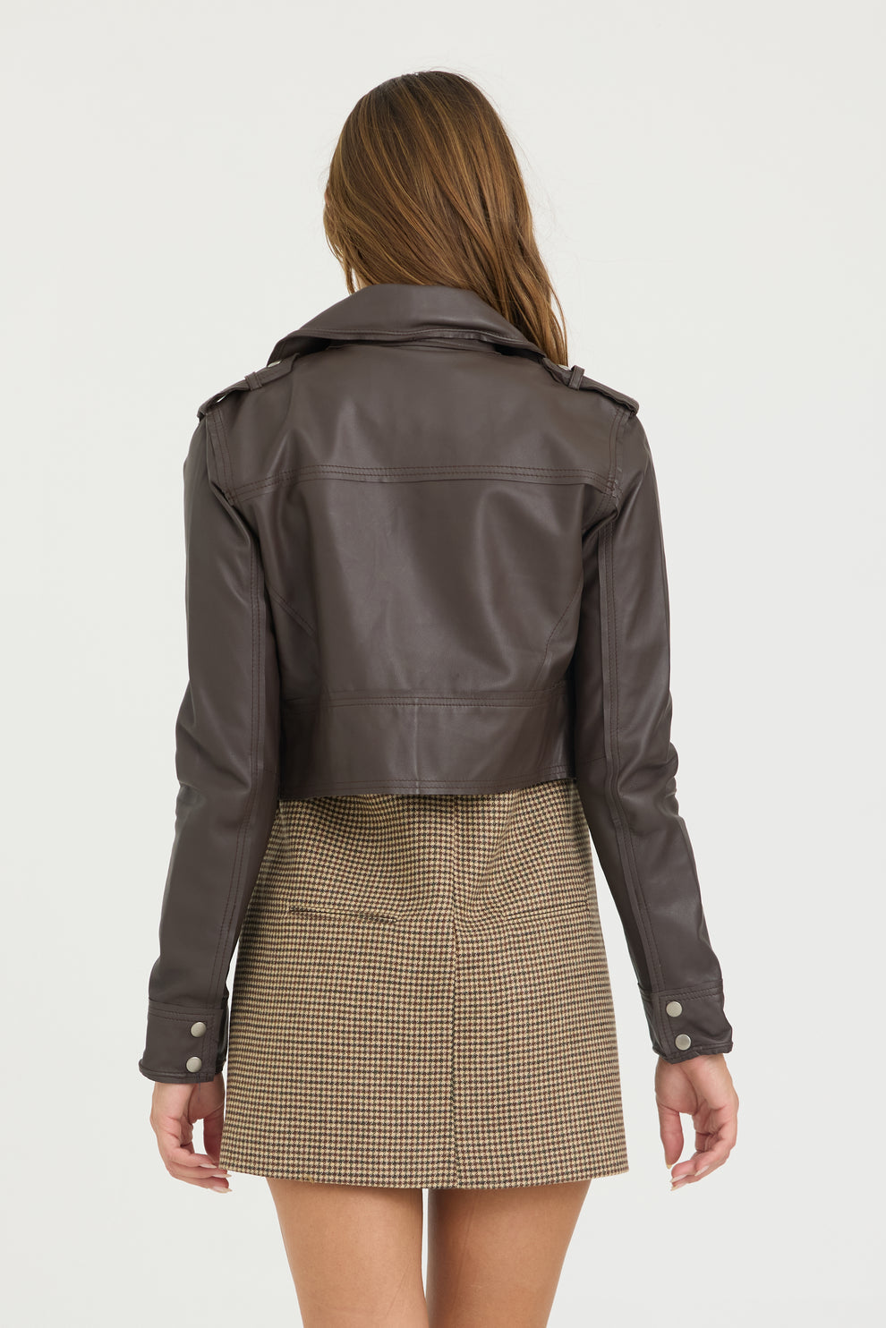 Erin Burnished Leather Jacket