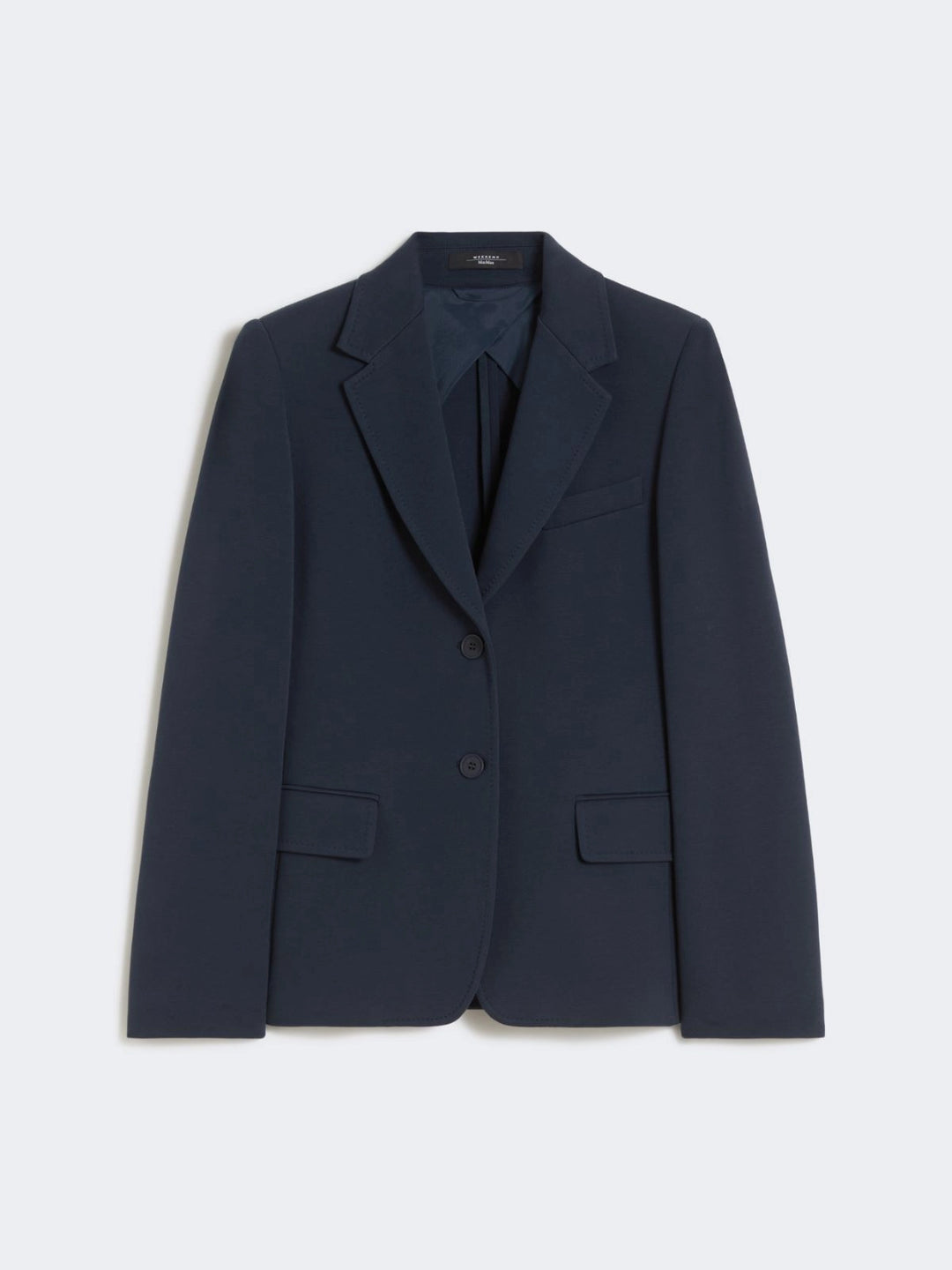 Cotton Jersey Blazer - Navy