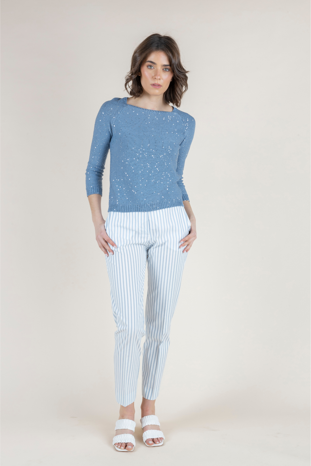 Valore Sequin Pullover Sweater