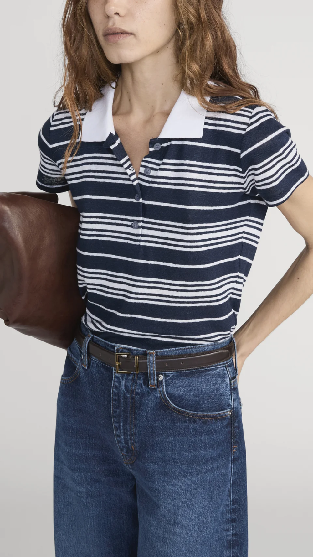 The Striped Easy Polo