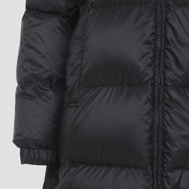 Sei Long Black Polyester Down Jacket