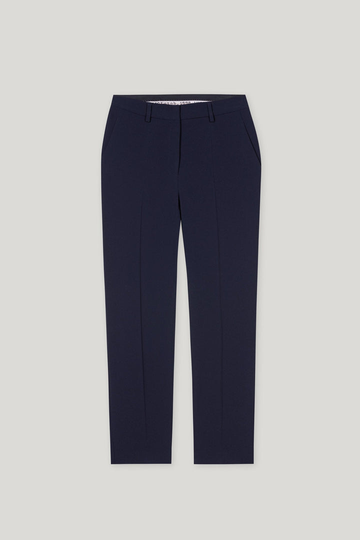Tapered pants in techno sablé