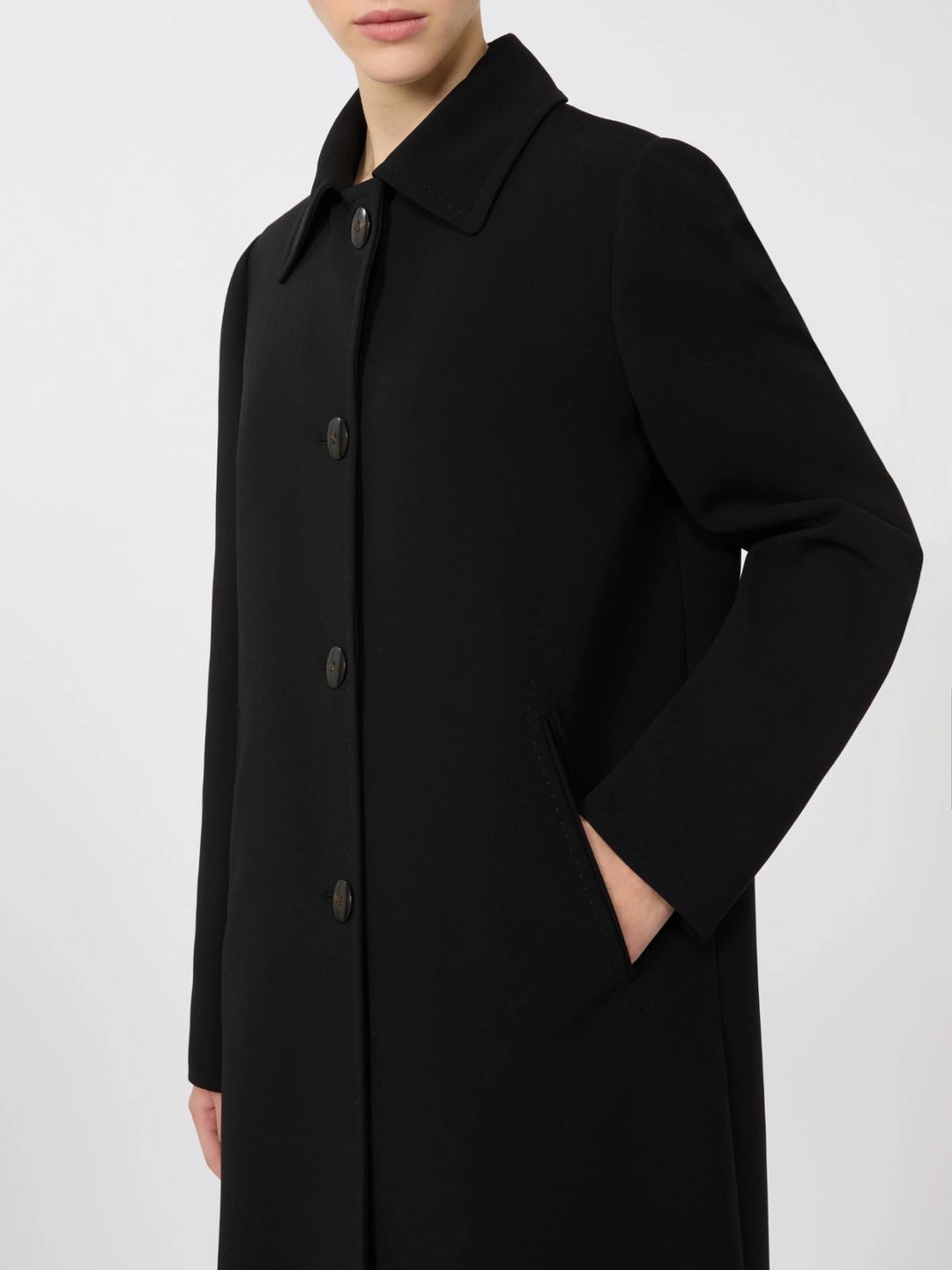 Cady Midi Coat - Black