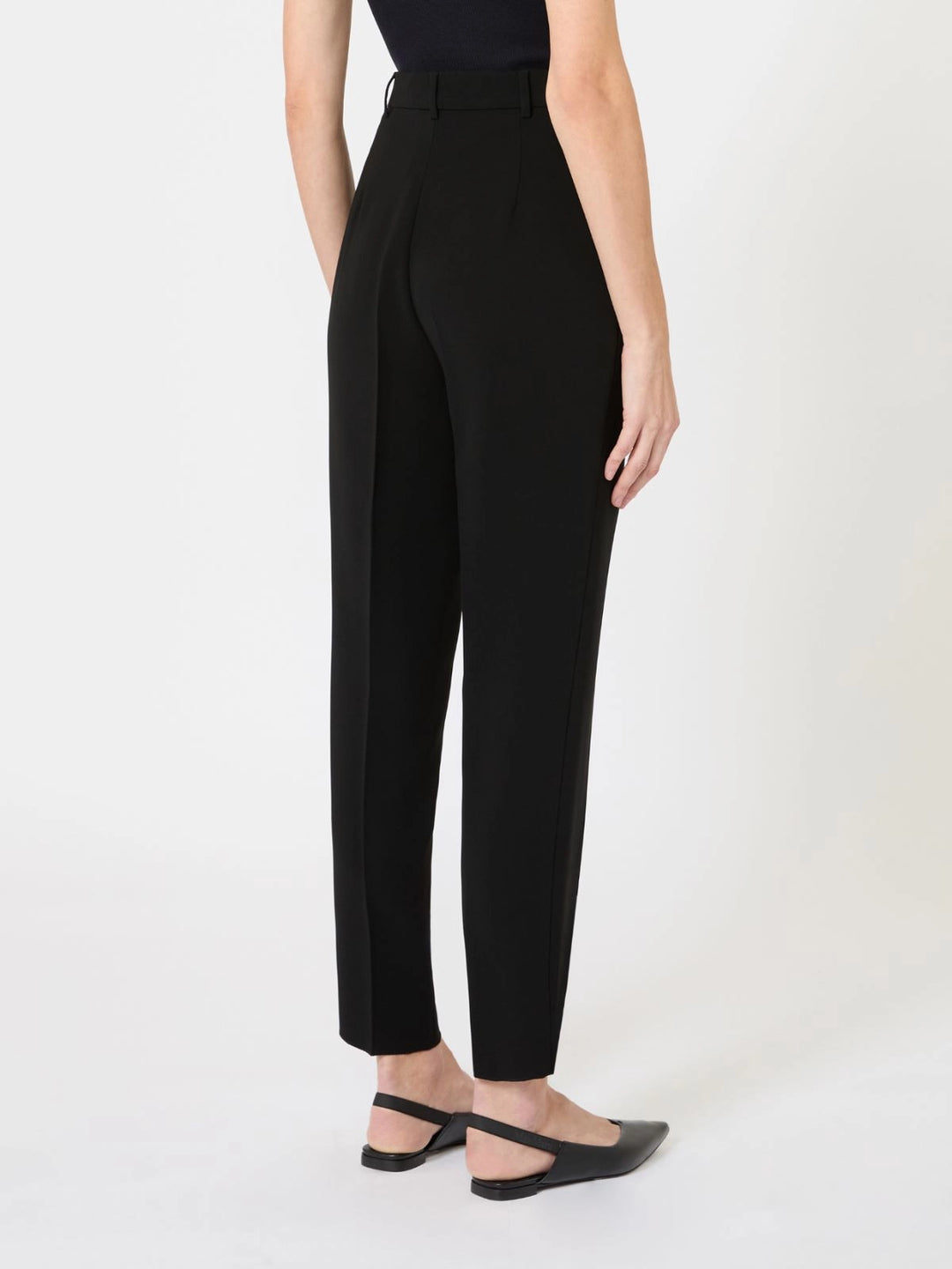 Cady Carrot Trousers - Black