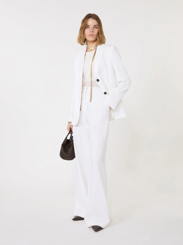 Cotton Crêpe Trousers