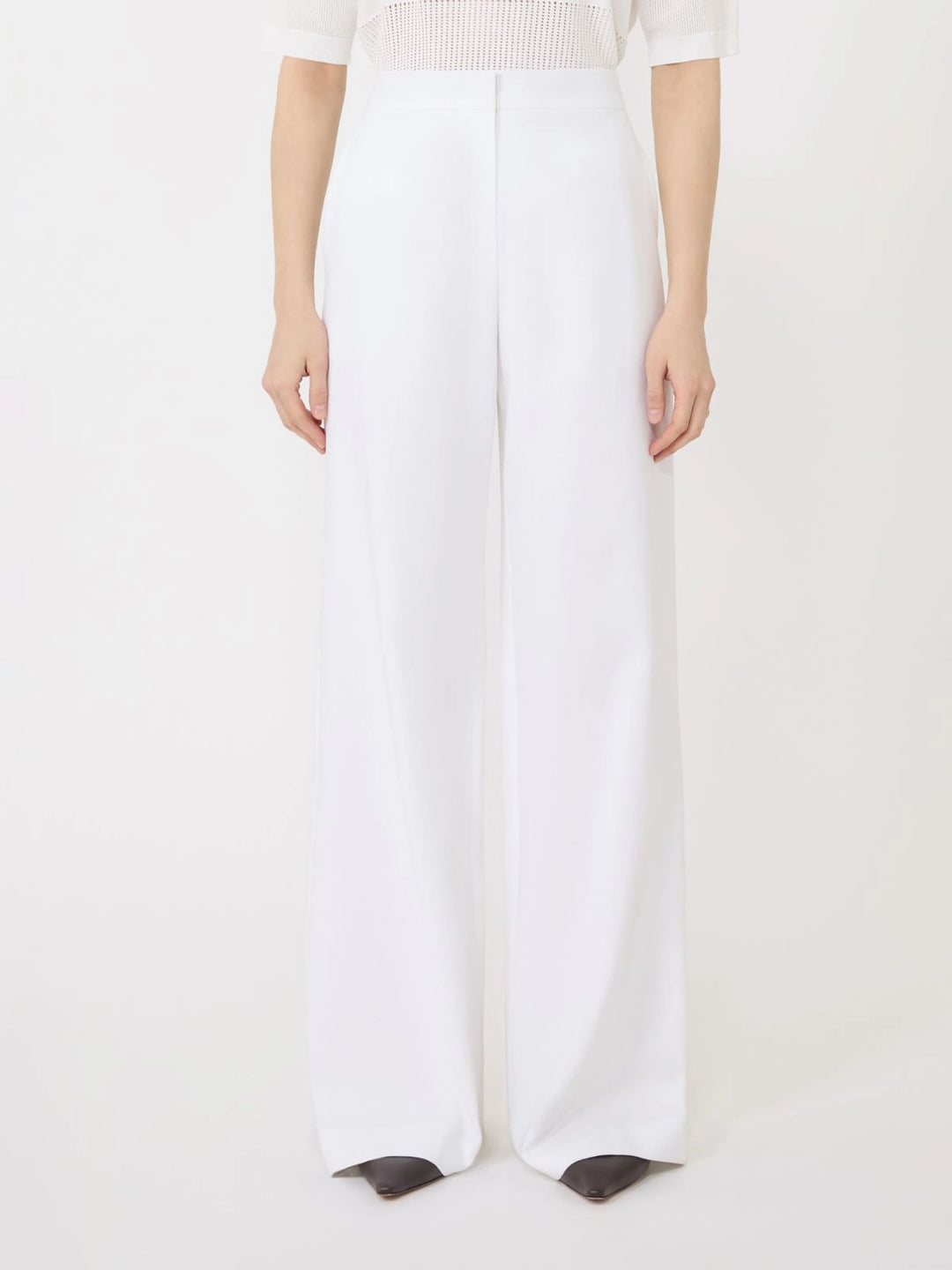 Cotton Crêpe Trousers